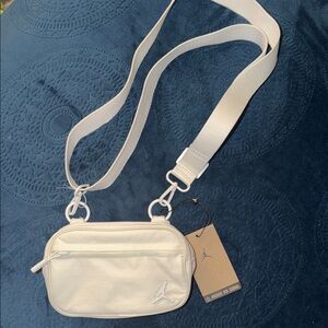 Brand New With Tags Air Jordan Crossbody in White
